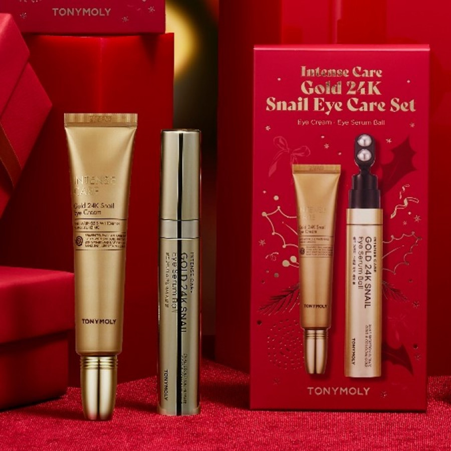 Intense Care Gold 24k Snail Eye Care Set |Xmas Gift Recommendation